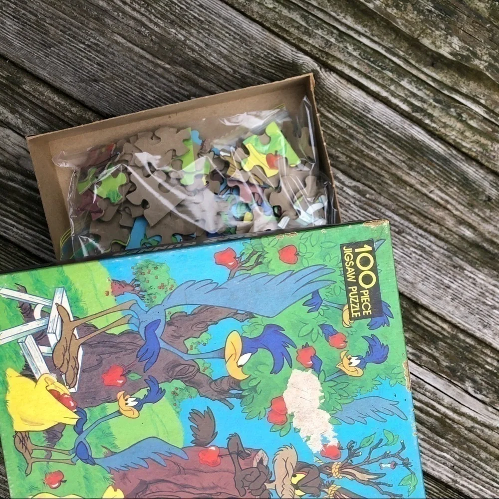 Vintage Road Runner Puzzle - Complete Warner Bros Kids Toy